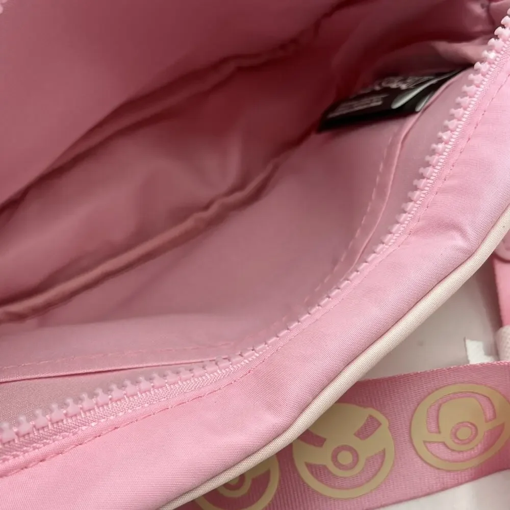 Pokemon Pikachu Gotta Catch Them All Fanny Hip Pack Pink Crossbody Bag Bioworld